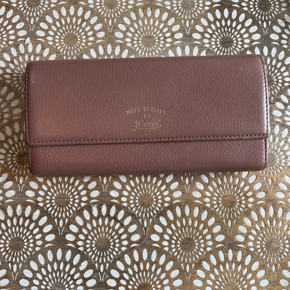 Gucci Tan Leather Women's Wallet